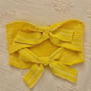 Lost + Wander Yellow Crop Top